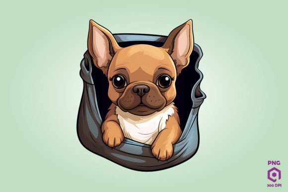 Bulldog Dog Inside Pocket 4