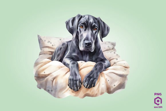Sleeping Great Dane Dog