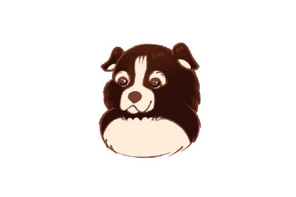 Watercolor Bernese Mountain Dog